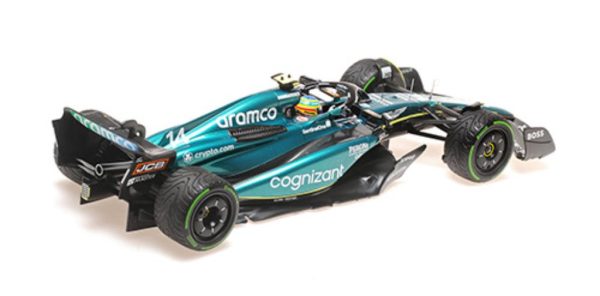 ASTON MARTIN ARAMCO COGNIZANT FORMULA ONE TEAM AMR23 #14 FERNANDO ALONSO 2nd MONACO GP 2023 Escala - 1:18 - Image 4