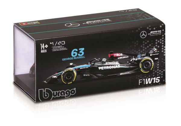 Mercedes Benz AMG W15 #44 LEWIS HAMILTON 2024 With Helmet Escala - 1:43 - Image 2