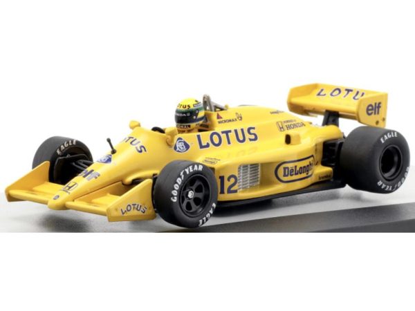 Lotus 99T #12 AYTRON SENNA WINNER MONACO GP FORMULA 1 1987 Escala - 1:43