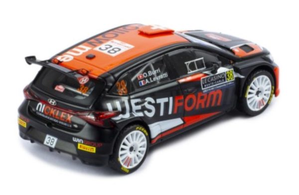 Hyundai i20 N #38 BURRI/LEVRATTI WRC2 RALLY MONTE CARLO 2023 Escala 1:43 - Image 2